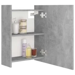 VidaXL Badkamerspiegelkast 62,5x20,5x64 Cm Spaanplaat Betongrijs -VIDAL Salle De Bain Winkel 1006c4cf68d94f21a6a1c8e4010d8ef5