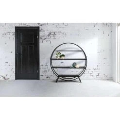 Wandmeubel Kick - Zwart - 140x135x32 Cm -VIDAL Salle De Bain Winkel 10600667 9050