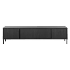 Tv-dressoir Julia - Zwart - 51x207x40 Cm