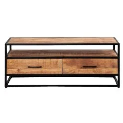 Tv-dressoir Logan - Mangohout - 48x120x45 Cm