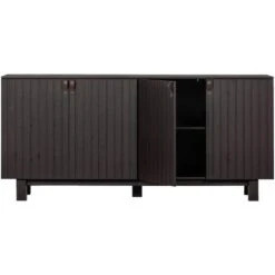 WOOOD Dressoir Hux - Bruinzwart - 85x185x44 Cm -VIDAL Salle De Bain Winkel 10802720 1102