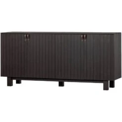 WOOOD Dressoir Hux - Bruinzwart - 85x185x44 Cm -VIDAL Salle De Bain Winkel 10802720 1300