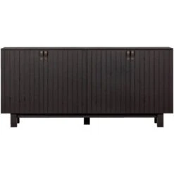 WOOOD Dressoir Hux - Bruinzwart - 85x185x44 Cm