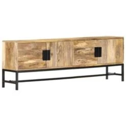 VidaXL Tv-meubel 140x30x50 Cm Massief Mangohout