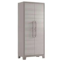 Keter Gulliver Hoge Kast - 4 Planken - 80x44x182 Cm - Zand/beige