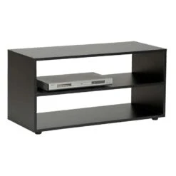 TV-meubel Vancouver - Zwart/hout - 45x90x39 Cm -VIDAL Salle De Bain Winkel 11500673 0330