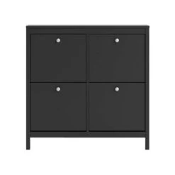 Schoenenkast Madeira - Zwart - 103x102x25 Cm -VIDAL Salle De Bain Winkel 11901566 0101