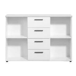 Kast Praag - Wit - 85x120x35 Cm -VIDAL Salle De Bain Winkel 11901585 0220