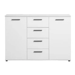 Kast Praag - Wit - 85x120x35 Cm