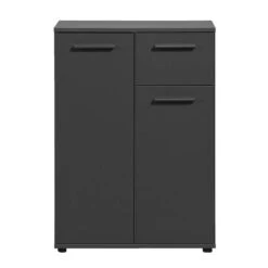 Kast Praag - Antraciet - 85x60x35 Cm -VIDAL Salle De Bain Winkel 11901590 0100