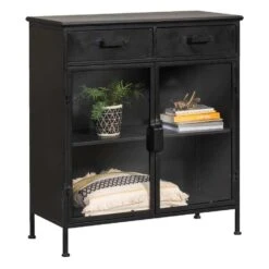 Kast Jayden - Zwart - 92x82x37 Cm -VIDAL Salle De Bain Winkel 11926020 0330