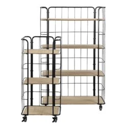 Bakkerskast Olaf Breed - Zwart/naturel 6 Bakkerskast Olaf Breed - Zwart/naturel -VIDAL Salle De Bain Winkel 11990875 4051