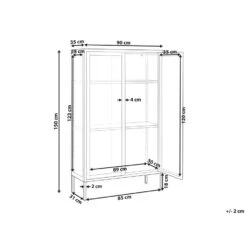 Beliani Sideboard NASH - Zwart Staal -VIDAL Salle De Bain Winkel 1228b1b81c9945e6ae96bbaa9f14b440 1