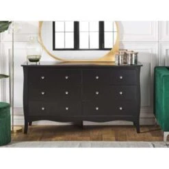 Beliani Commode WINCHESTER - Zwart Mdf 5 Beliani Commode WINCHESTER - Zwart Mdf -VIDAL Salle De Bain Winkel 1513523461 0101