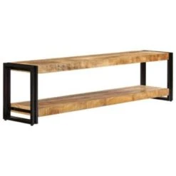 VidaXL Tv-meubel 150x30x40 Cm Massief Mangohout -VIDAL Salle De Bain Winkel 1531280666 0103