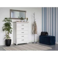 Beliani Commode SHARON - Wit Spaanplaat 5 Beliani Commode SHARON - Wit Spaanplaat -VIDAL Salle De Bain Winkel 1580243912 0101