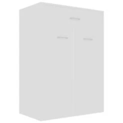 VidaXL Schoenenkast 60x35x84 Cm Bewerkt Hout Hoogglans Wit