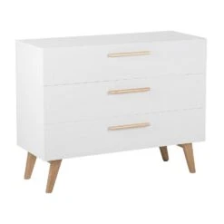 Beliani Commode SALEM - Wit Mdf