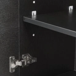 Beliani Badkamerkast BILBAO - Zwart Mdf -VIDAL Salle De Bain Winkel 1772227542 0102