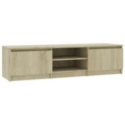 VidaXL Tv-meubel 140x40x35,5 Cm Bewerkt Hout Sonoma Eikenkleurig