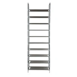 Schoenenrek Voor 20 Paar - Grijs - 10 Etages -VIDAL Salle De Bain Winkel 1853759063 0102