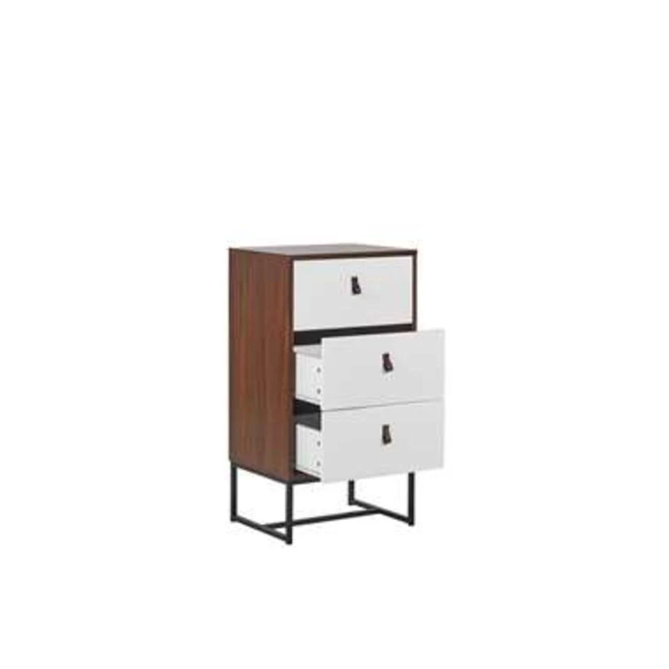 Beliani Commode NUEVA - Donkere Houtkleur Mdf 4 Beliani Commode NUEVA - Donkere Houtkleur Mdf - Afbeelding 4