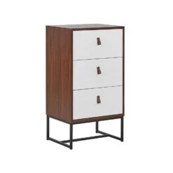 Beliani Commode NUEVA - Donkere Houtkleur Mdf
