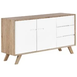 Beliani Sideboard FORESTER - Lichte Houtkleur Mdf