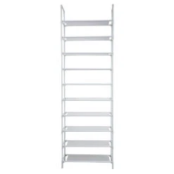 Schoenenrek Voor 20 Paar - Wit - 10 Etages -VIDAL Salle De Bain Winkel 1951165002 0103