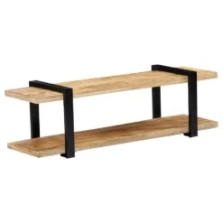 VidaXL Tv-meubel 130x40x40 Cm Massief Mangohout