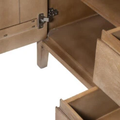 Giga Meubel Dressoir Naturel - 150x38x70cm - Mangohout - Dressoir Jiro -VIDAL Salle De Bain Winkel 19b49a31081647f2ac544477f96ac0b7