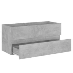 VidaXL Wastafelkast 100x38,5x45 Cm Spaanplaat Betongrijs -VIDAL Salle De Bain Winkel 1c5797be96bb4216a2ac2f0fefa270c0
