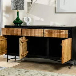 Hoyz Collection - Dressoir B420 Acacia Pure - 160x40x80 -VIDAL Salle De Bain Winkel 1c8e729338a94d029f499435ecf49d16