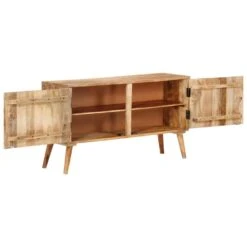 VidaXL Dressoir 110x30x60 Cm Massief Mangohout -VIDAL Salle De Bain Winkel 214a3fa0433a4419a523c08e12a4520a