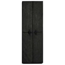 VidaXL Schoenenkast 60x30x166 Cm Stof Zwart -VIDAL Salle De Bain Winkel 236617091c864420876751ad2f9a1db8