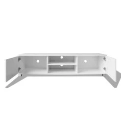 VidaXL Tv-meubel 140x40,3x34,7 Cm Hoogglans Wit -VIDAL Salle De Bain Winkel 2b740b2ca8584c95891e12bccc474f9c