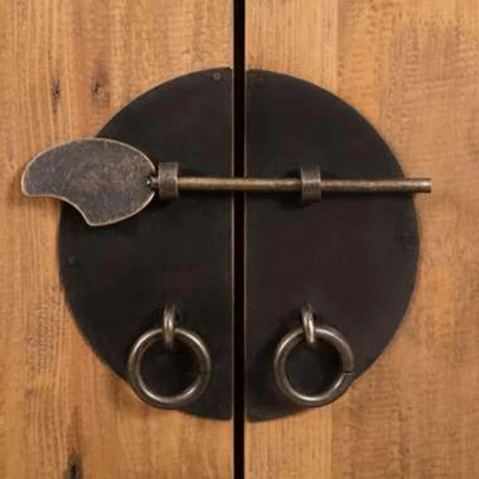 VidaXL Wastafelkast 70x32x63cm Gerecycled Massief Grenenhout 2 VidaXL Wastafelkast 70x32x63cm Gerecycled Massief Grenenhout - Afbeelding 2