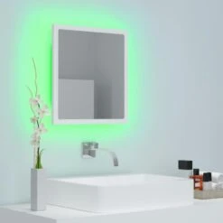 VidaXL Badkamerspiegel LED 40x8,5x37 Cm Acryl Wit -VIDAL Salle De Bain Winkel 3516afb157374157b7ed9520f683d95e