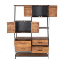 Giga Meubel Vakkenkast - 4-lades - 4-deurs - 120x40x190cm - Milay -VIDAL Salle De Bain Winkel 360b3d5358a44dc2b9fbf74c5e31268e