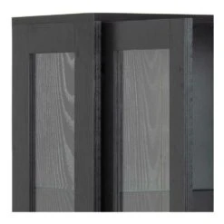 Sohome Vitrinekast Jennah - 75 X 152cm - Zwart -VIDAL Salle De Bain Winkel 3d1e3f32e63b4559a9f90fdac241093c