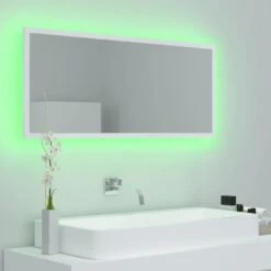 VidaXL Badkamerspiegel LED 100x8,5x37 Cm Acryl Wit -VIDAL Salle De Bain Winkel 445b38f64a544cf9b5f8bacea03849fd