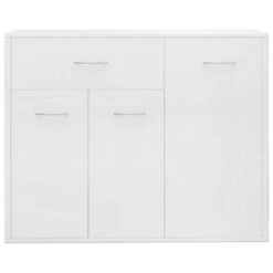 VidaXL Dressoir 88x30x70 Cm Bewerkt Hout Hoogglans Wit -VIDAL Salle De Bain Winkel 47c6a3ed1cec430c8723ea5c2638f3e5