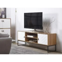 Beliani TV-kast NUEVA - Lichte Houtkleur Mdf 5 Beliani TV-kast NUEVA - Lichte Houtkleur Mdf -VIDAL Salle De Bain Winkel 49f5b0fd19bb4289a877a7185554894e