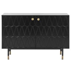 Beliani Sideboard ADANTE - Zwart Mdf 7 Beliani Sideboard ADANTE - Zwart Mdf -VIDAL Salle De Bain Winkel 52d7bcf420a049a599c26a2c4de9805b