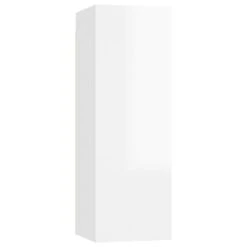 VidaXL Tv-meubelen 2 St 30,5x30x90 Cm Spaanplaat Hoogglans Wit -VIDAL Salle De Bain Winkel 56f9c41e660e419cb18d8b486cc3ec3c