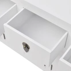 VidaXL Dressoir Chinese Stijl Massief Hout Wit -VIDAL Salle De Bain Winkel 5e4d411a1e8b49f0bc08c880759d633b