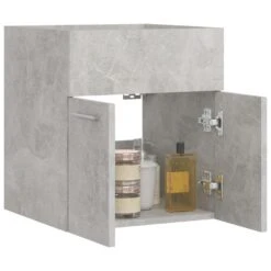 VidaXL Wastafelkast 41x38,5x46 Cm Spaanplaat Betongrijs -VIDAL Salle De Bain Winkel 62c7d14a3abe48348c65a2fe6727e054