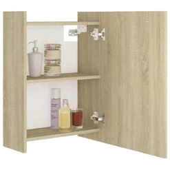 VidaXL Badkamerspiegelkast 62,5x20,5x64 Cm Spaanplaat Sonoma Eiken -VIDAL Salle De Bain Winkel 64d6d48d07da4dbdb21468ed20546862