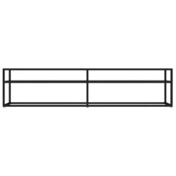 VidaXL Tv-meubel 180x40x40,5 Cm Gehard Glas Zwart -VIDAL Salle De Bain Winkel 690d58629f0b440ebb8e484f9d062606