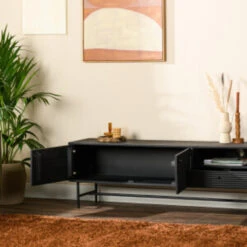 Hoyz Collection - TV-meubel B340 Zwart - 150x40x50 -VIDAL Salle De Bain Winkel 6c91956ee9cb4441b095588fc68a97b0